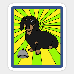 Funny Dachshund Dog Sticker